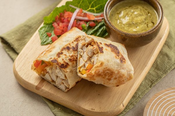 Wrap de pollo con verduras - Girasol